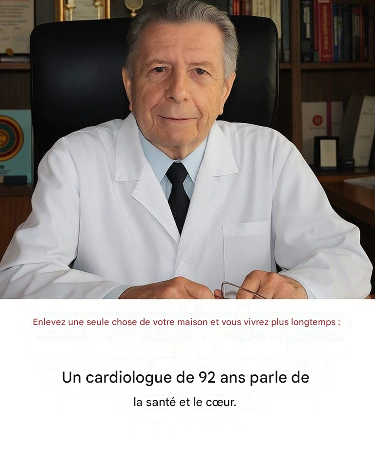 Enlevez une seule chose de votre maison et vous vivrez plus longtemps : un cardiologue de 92 ans parle de santé et de cœur.