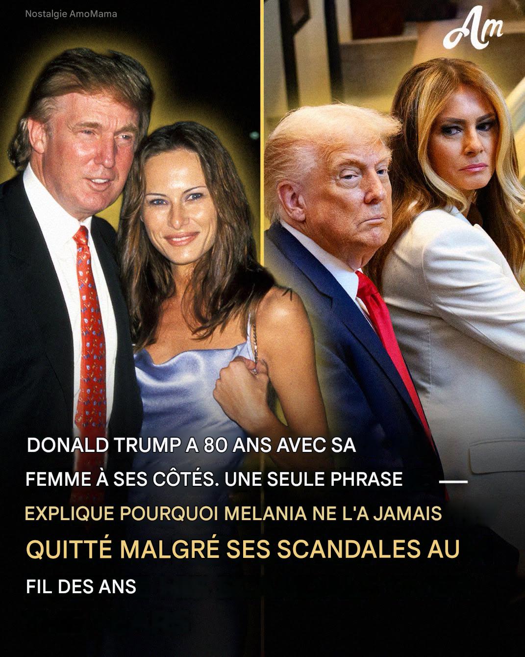 Pourquoi Melania Trump ne quittera jamais son mari malgré ses scandales