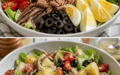 La salade niçoise qui fait fureur sur internet : délicieuse et rassasiante, parfaite pour le déjeuner et pour perdre quelques kilos !