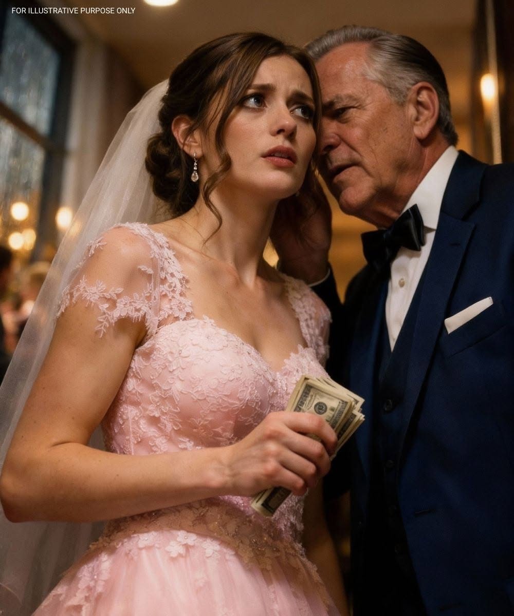 Le soir de mes noces, mon beau-père m’a glissé en secret 1 000 dollars en me chuchotant : « Si tu veux vivre, fuis. »