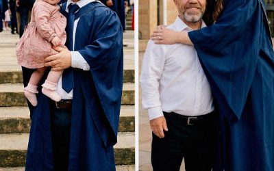 Mon père m’a élevé seul après que ma mère biologique m’ait abandonné dans le panier de son vélo à l’âge de 3 mois – 18 ans plus tard, elle s’est présentée à ma remise de diplôme.
