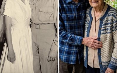 J’ai été mariée à mon mari pendant 72 ans. À ses funérailles, un de ses camarades d’armes m’a tendu une petite boîte et je n’en croyais pas mes yeux.
