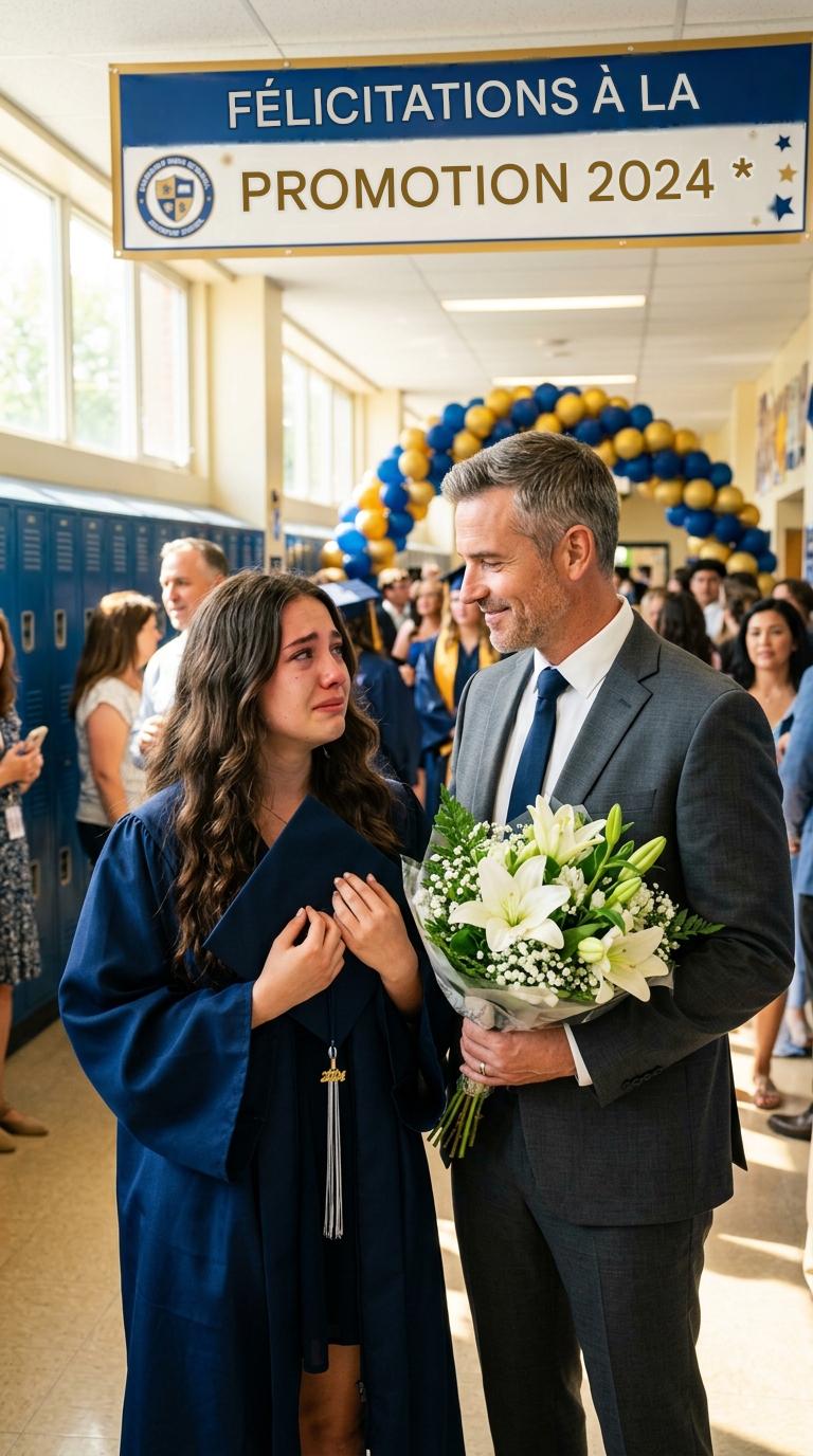 Le jour de sa remise de diplôme, une orpheline a demandé à un inconnu de jouer le rôle de son père… Sa réponse a transformé leurs vies à jamais.