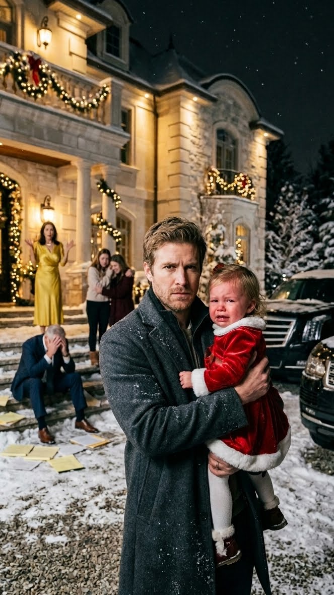 La veille de Noël, j’ai trouvé ma fille adolescente grelottant sur le perron glacé de mes beaux-parents. « Prends tes affaires et casse-toi, ratée », a raillé son grand-père. À l’intérieur, ma femme m’a froidement fourré les papiers du divorce contre la poitrine. Ils croyaient vraiment que je n’étais qu’un bricoleur fauché. À minuit, je me suis précipité dans mon bureau et j’ai rédigé sans pitié les 47 lettres de licenciement qui allaient anéantir définitivement leurs vies arrogantes et financées par le népotisme avant l’aube…