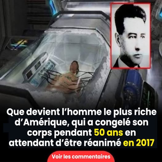 Cryogénie : le pari fou du premier homme congelé il y a 50 ans tient-il ses promesses ?