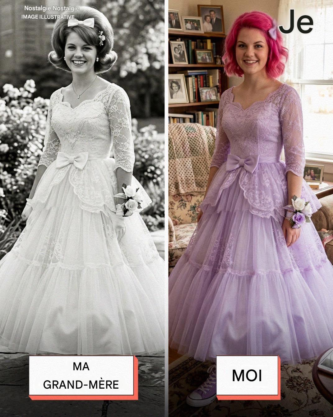 J’ai choisi de porter la robe de bal de ma grand-mère en son honneur – mais le tailleur m’a glissé un mot dans l’ourlet qui révélait qu’elle m’avait menti toute ma vie.
