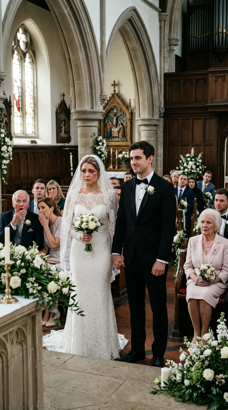 Le jour de mon mariage, je suis arrivée avec un œil au beurre noir, tandis que mon fiancé se moquait de moi devant tout le monde. Mais quelques instants plus tard, j’ai fait quelque chose qui a laissé toute l’assemblée sans voix.