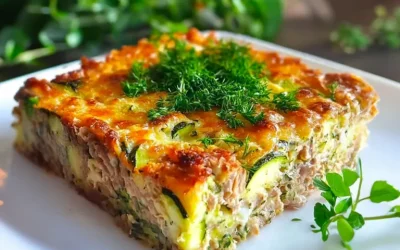 Cake Courgette Thon : Moelleux et Savoureux