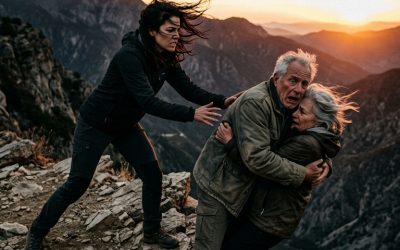 Ma fille nous a poussés du haut de la falaise. Mon mari a chuchoté : « Ne bougez pas… faites comme si vous étiez morts. »