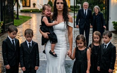 Mon beau-père nous a jetés, mes six enfants et moi, sous une pluie battante, en hurlant : « Seuls les vrais membres de la famille ont leur place dans cette maison ! » Mais quand j’ai mentionné le nom figurant sur l’acte de propriété, son visage a changé.