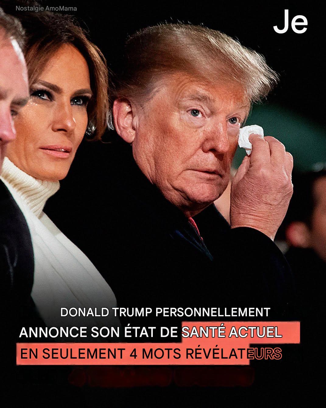 Donald Trump donne des nouvelles de sa santé après sa quatrième hospitalisation publique — Photos