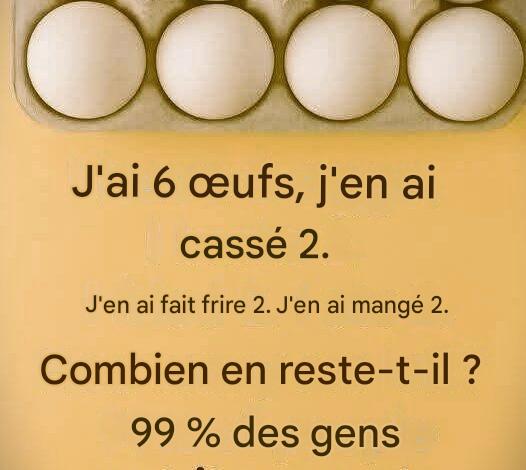 Comment l’énigme des « six œufs » nous enseigne une leçon simple de réflexion approfondie