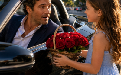 Une petite fille m’a vendu une rose, puis m’a dit : « Mon père nous a abandonnées. » Quelques instants plus tard, j’ai compris qu’elle était ma fille.