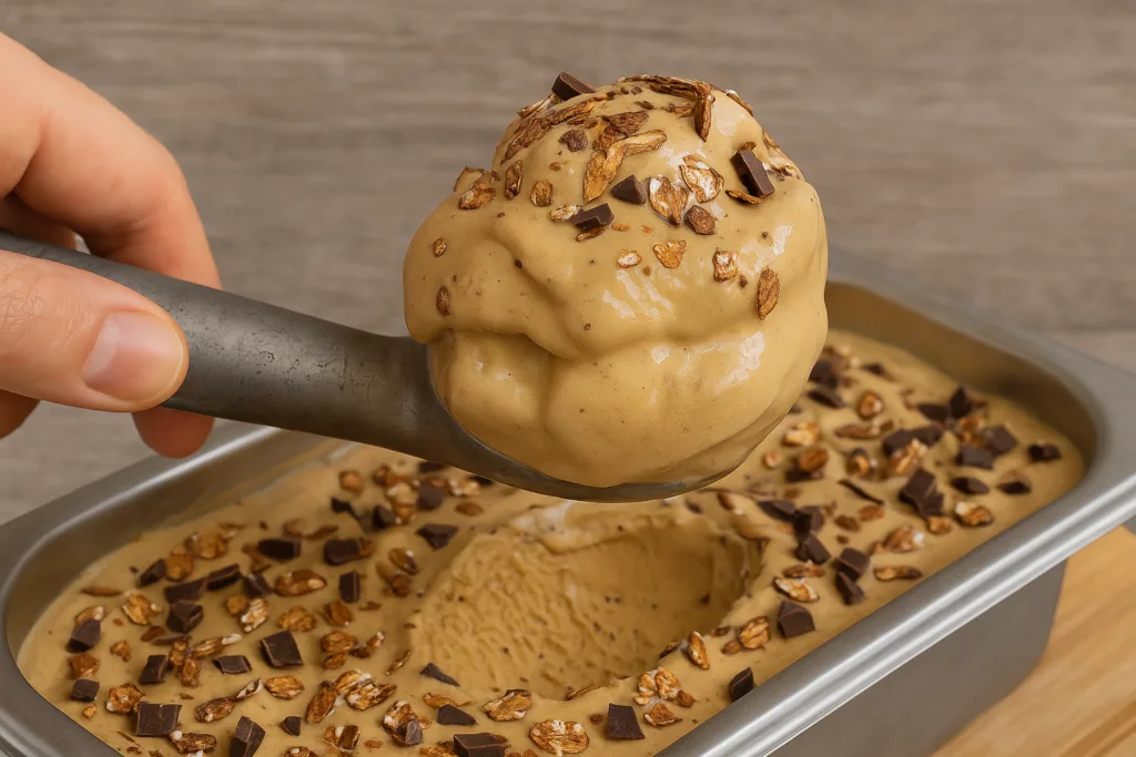 Ma glace au café ressemble presque à celle du bar, mais elle est préparée en 5 minutes, sans crème ni sucre et avec seulement 115 kcal !