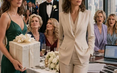 Au mariage de ma belle-sœur, ma belle-mère a fait asseoir la maîtresse de mon mari avec la famille. Je n’ai pas pleuré ni confronté qui que ce soit. J’ai simplement pris mon cadeau et je suis partie.