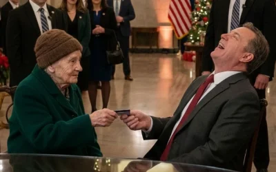 « Je veux juste vérifier mon solde », a déclaré la femme de 90 ans. Le millionnaire a ri… jusqu’à ce qu’il voie ceci.