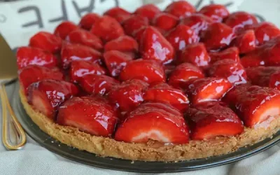 Tarte amandine aux fraises